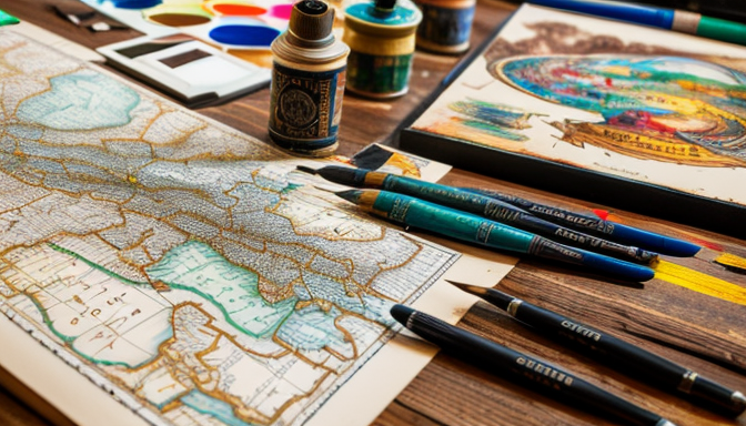 The Intersection of Art and Maps in Fiction